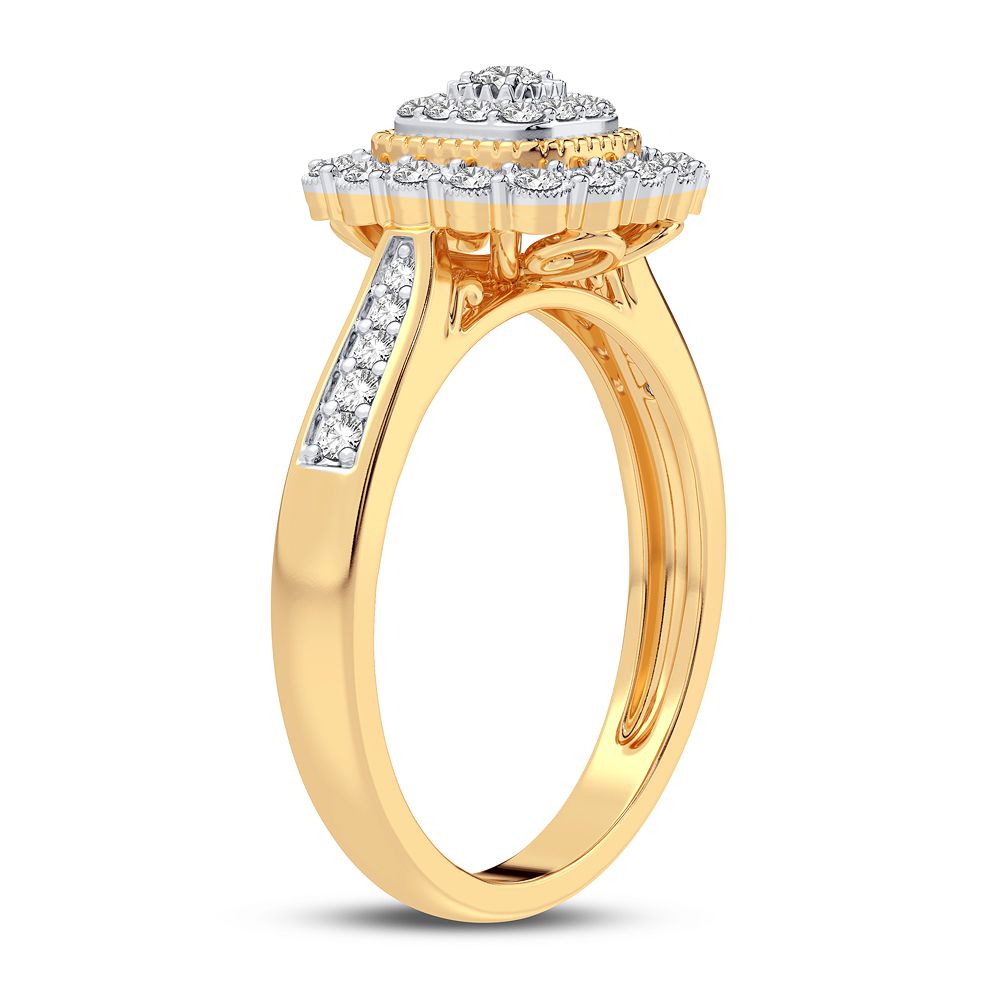 10K 0.20CT DIAMOND RING