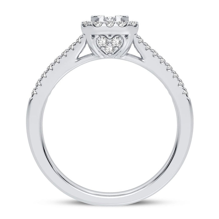 10K 0.40CT DIAMOND RING
