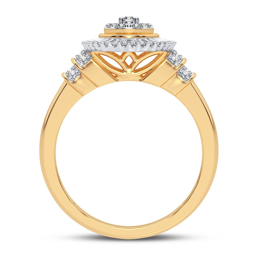 10K 0.50CT DIAMOND RING
