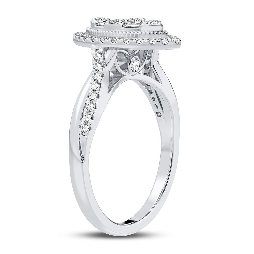 10K 0.40CT DIAMOND RING
