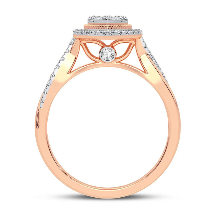 10K 0.40CT DIAMOND RING