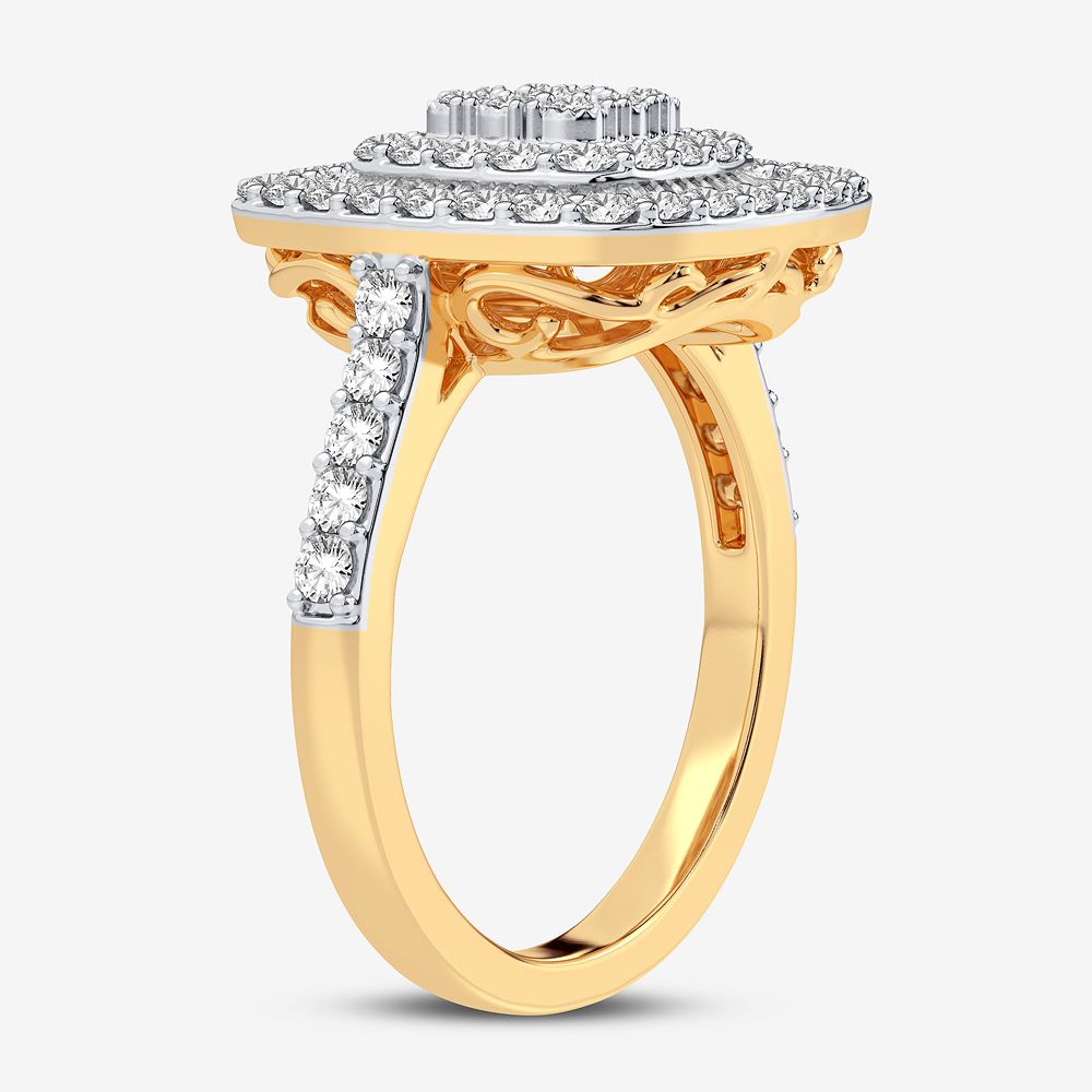 10K 1.00CT DIAMOND RING