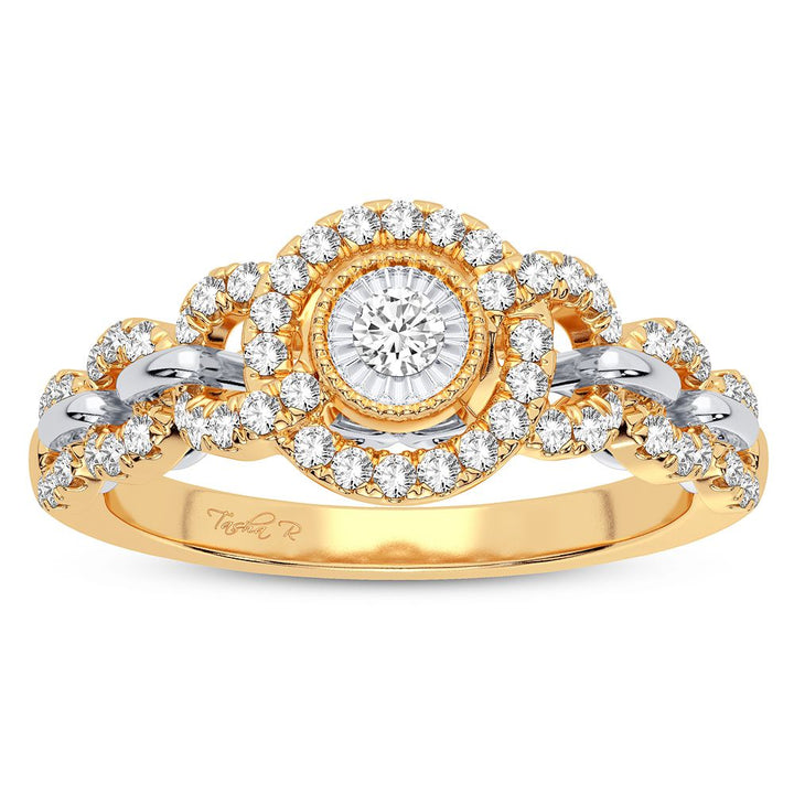 10K 0.25CT DIAMOND RING
