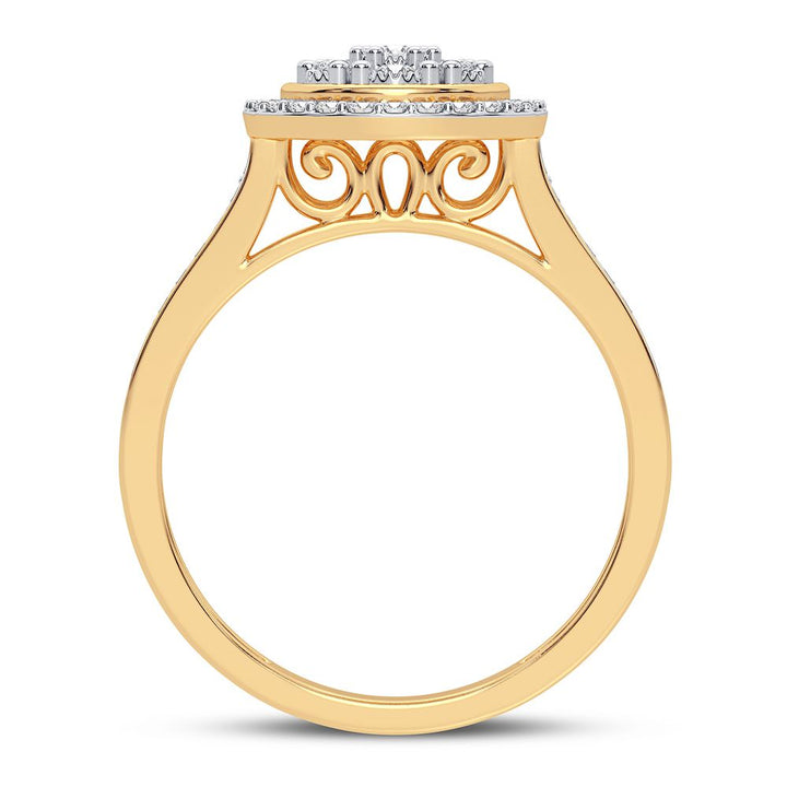 10K 0.10CT DIAMOND RING