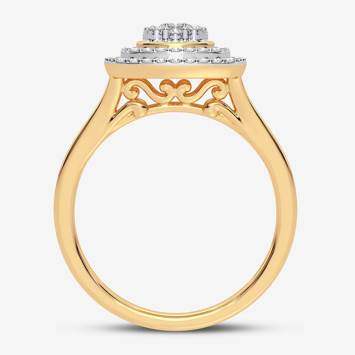 10K 0.28CT DIAMOND RING