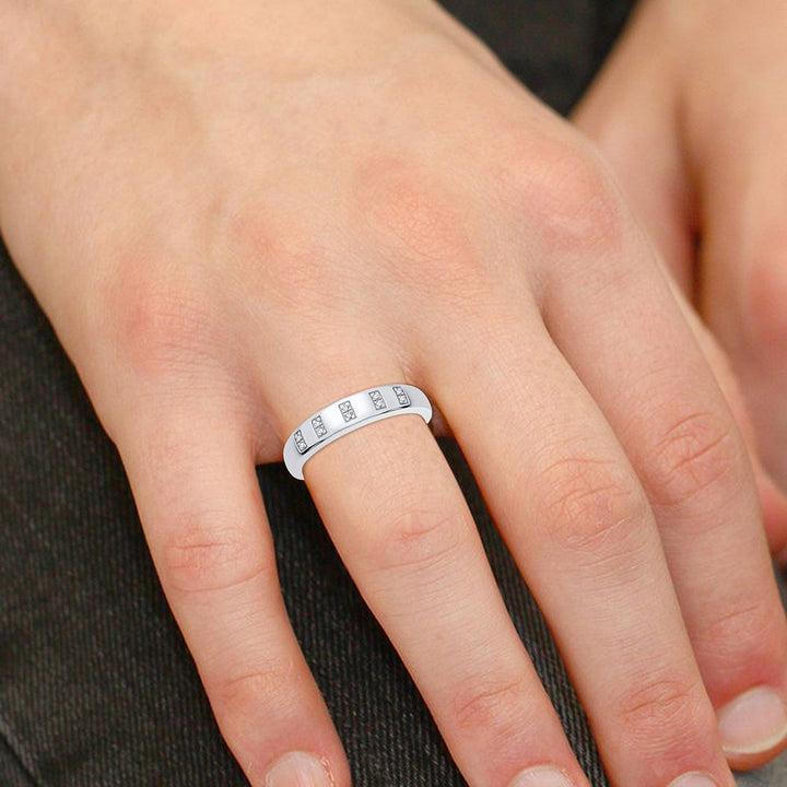10K 0.15CT DIAMOND TRIO SET