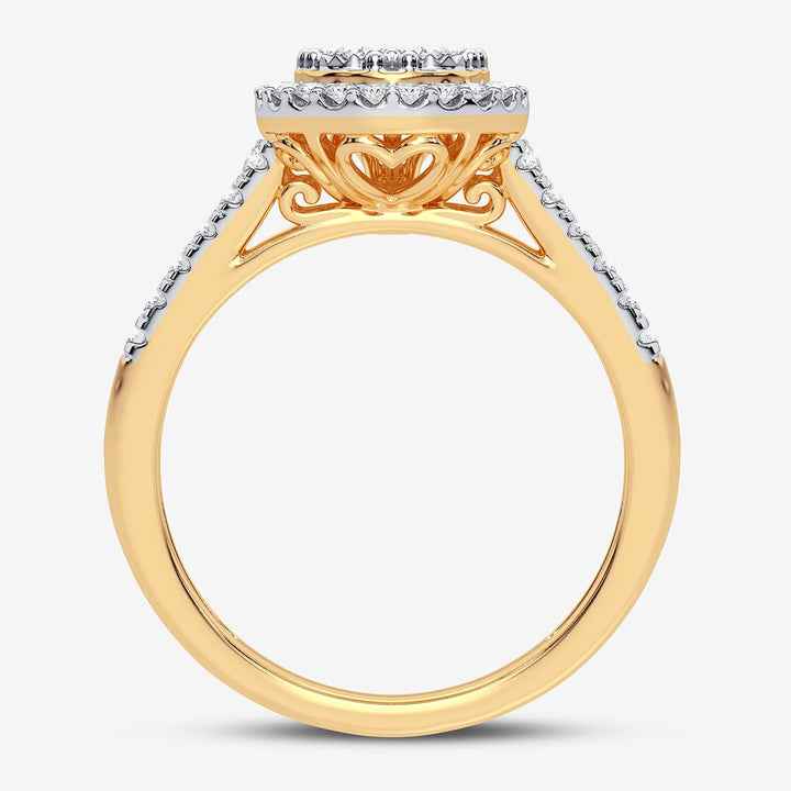 10K 0.50CT DIAMOND RING