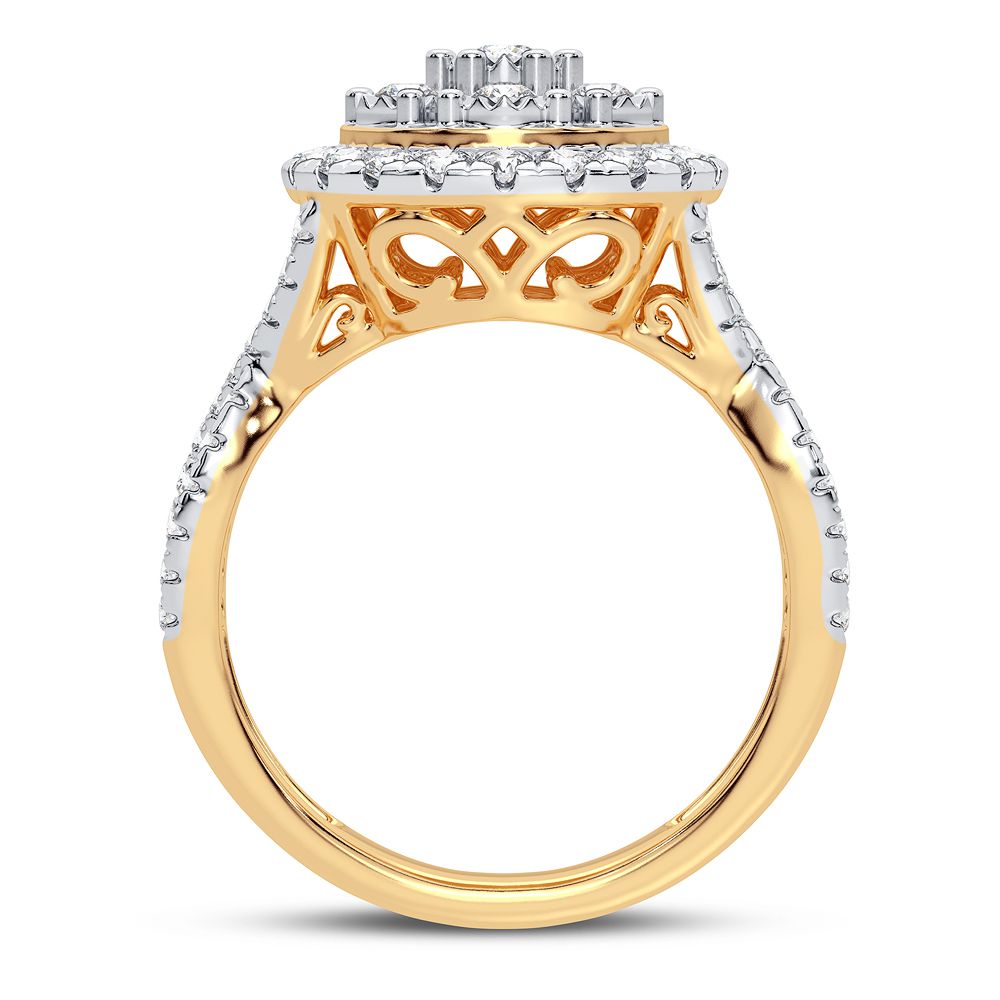 10K 1.00CT DIAMOND RING