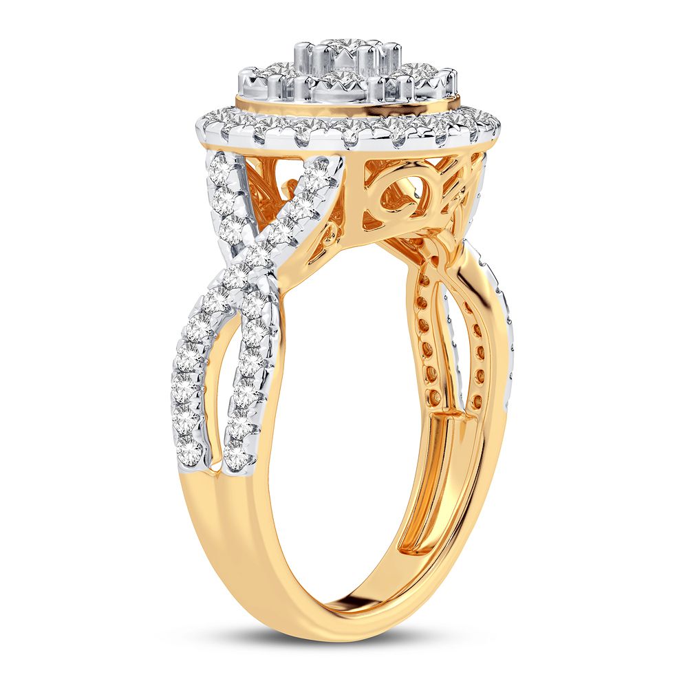 10K 1.00CT DIAMOND RING