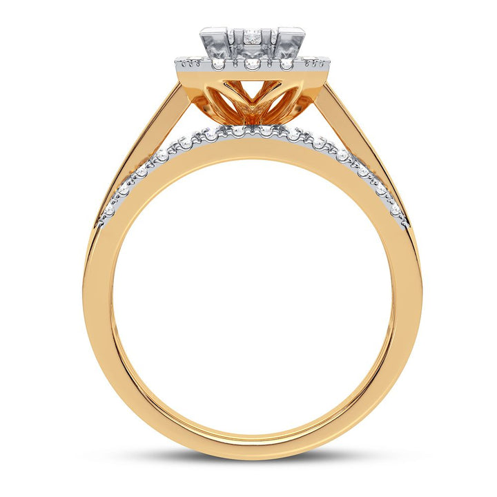 10K 1.00CT DIAMOND RING