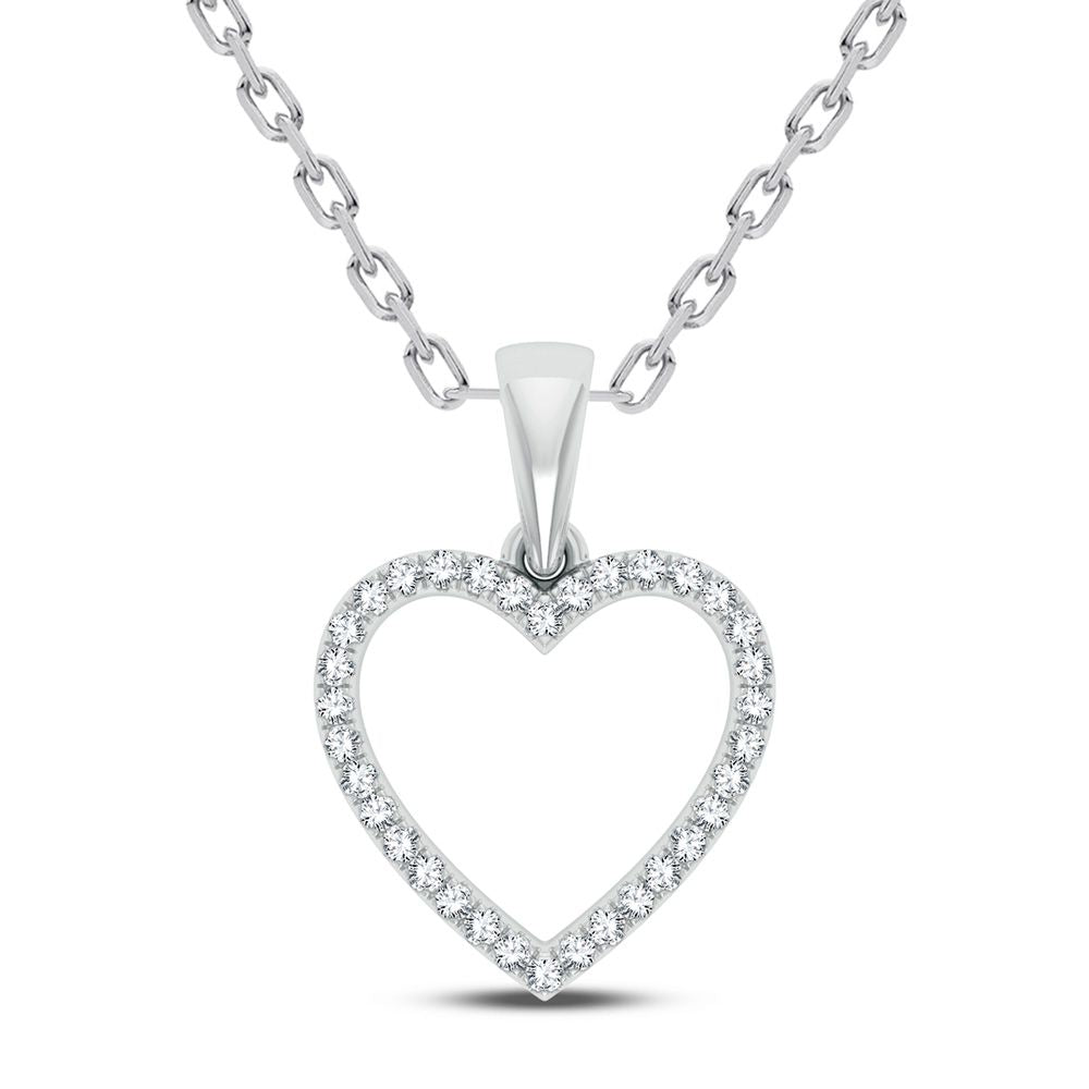 10K 0.10CT DIAMOND PENDANT