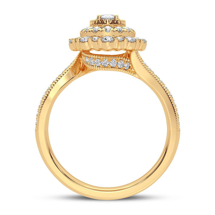 14K 0.90CT Diamond Ring