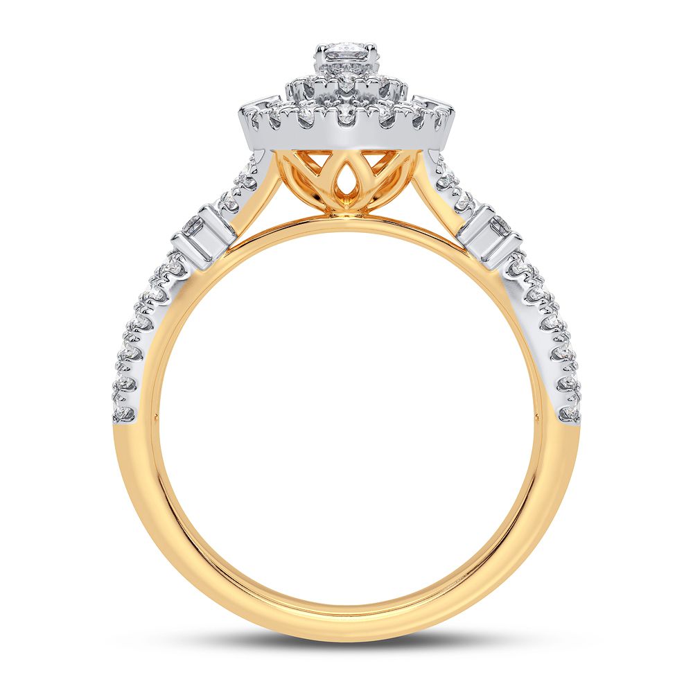 14K 0.75CT Diamond ENGAGEMENT Ring