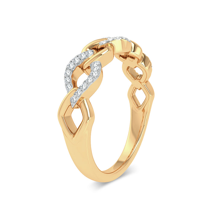 10K 0.10ct Diamond Ring
