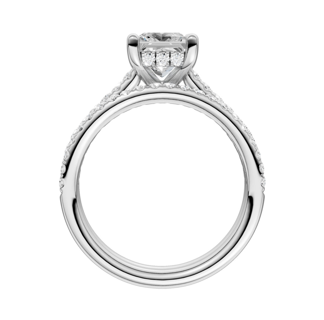 14K 2.50CT  Lab Diamond Bridal Ring