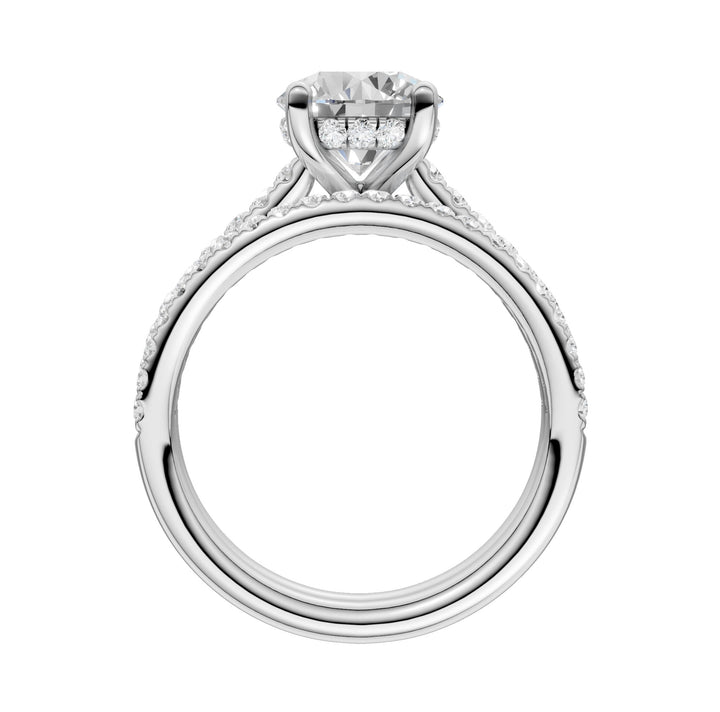 Platinum 2.50CT  Lab Diamond Bridal Ring
