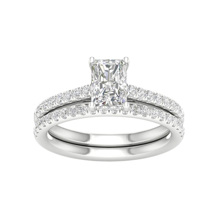 14K 1.50CT Certified Lab Grown Diamond Bridal Set