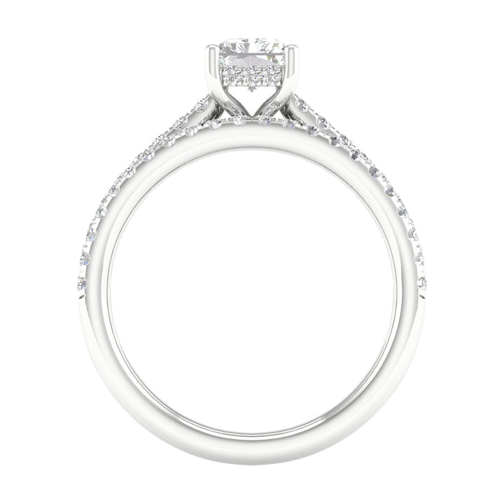 14K 1.50CT Certified Lab Grown Diamond Bridal Set