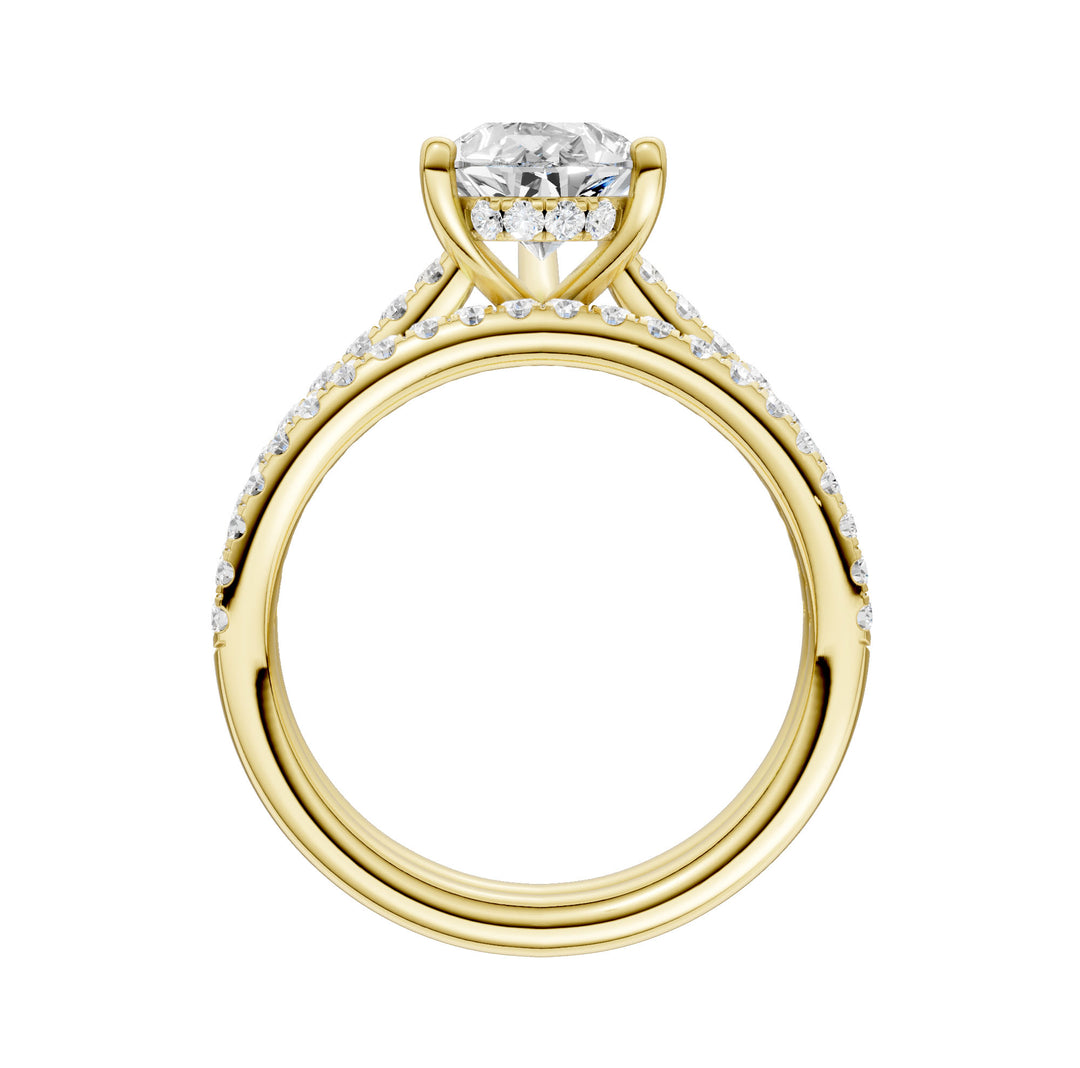 14K 2.50ct Lab Grown Diamond Bridal Set