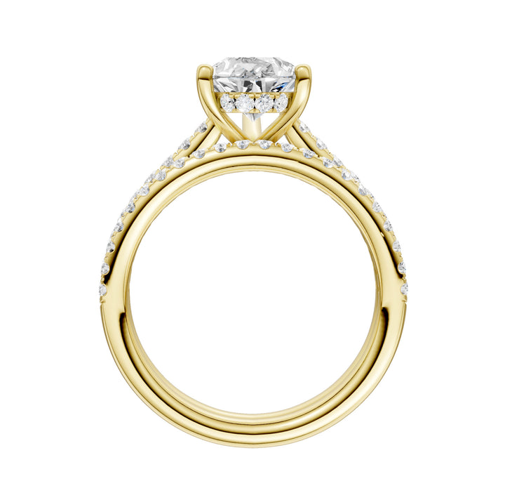 14K 2.50ct Lab Grown Diamond Bridal Set