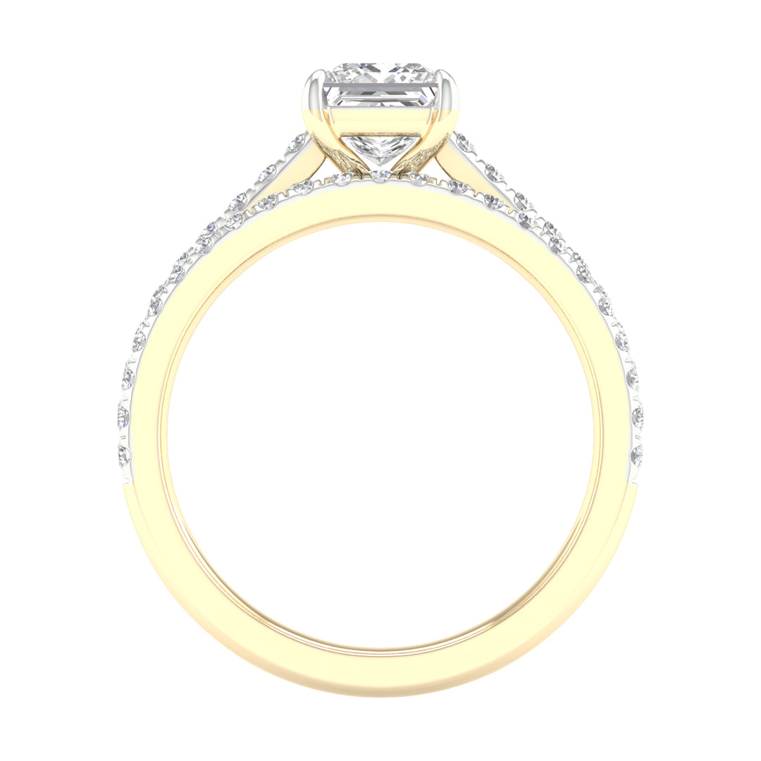 14K 1.50CT Certified Lab Grown Diamond Bridal