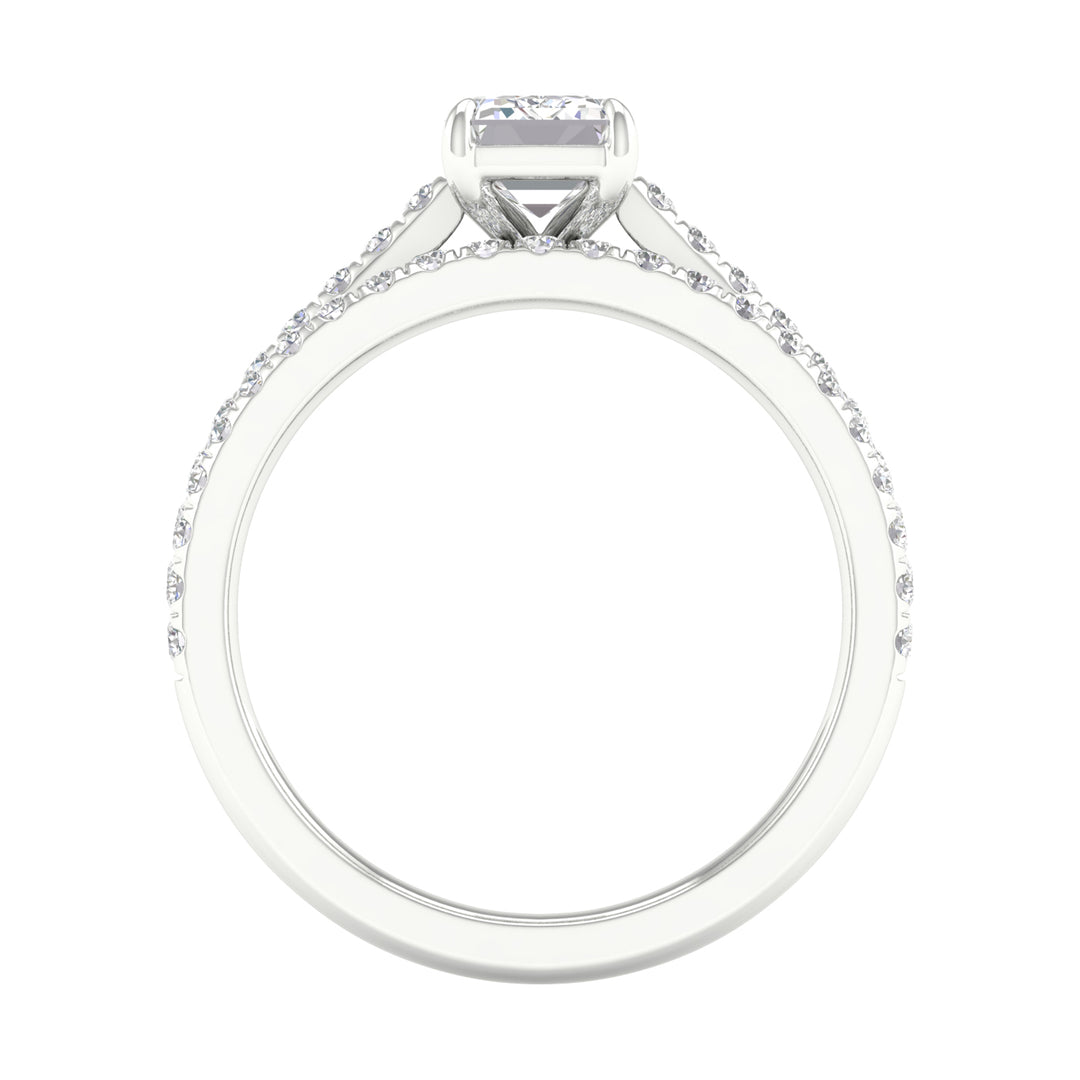 14K 1.50CT Certified Lab Grown Diamond Bridal Set