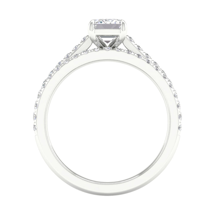 14K 1.50CT Certified Lab Grown Diamond Bridal Set