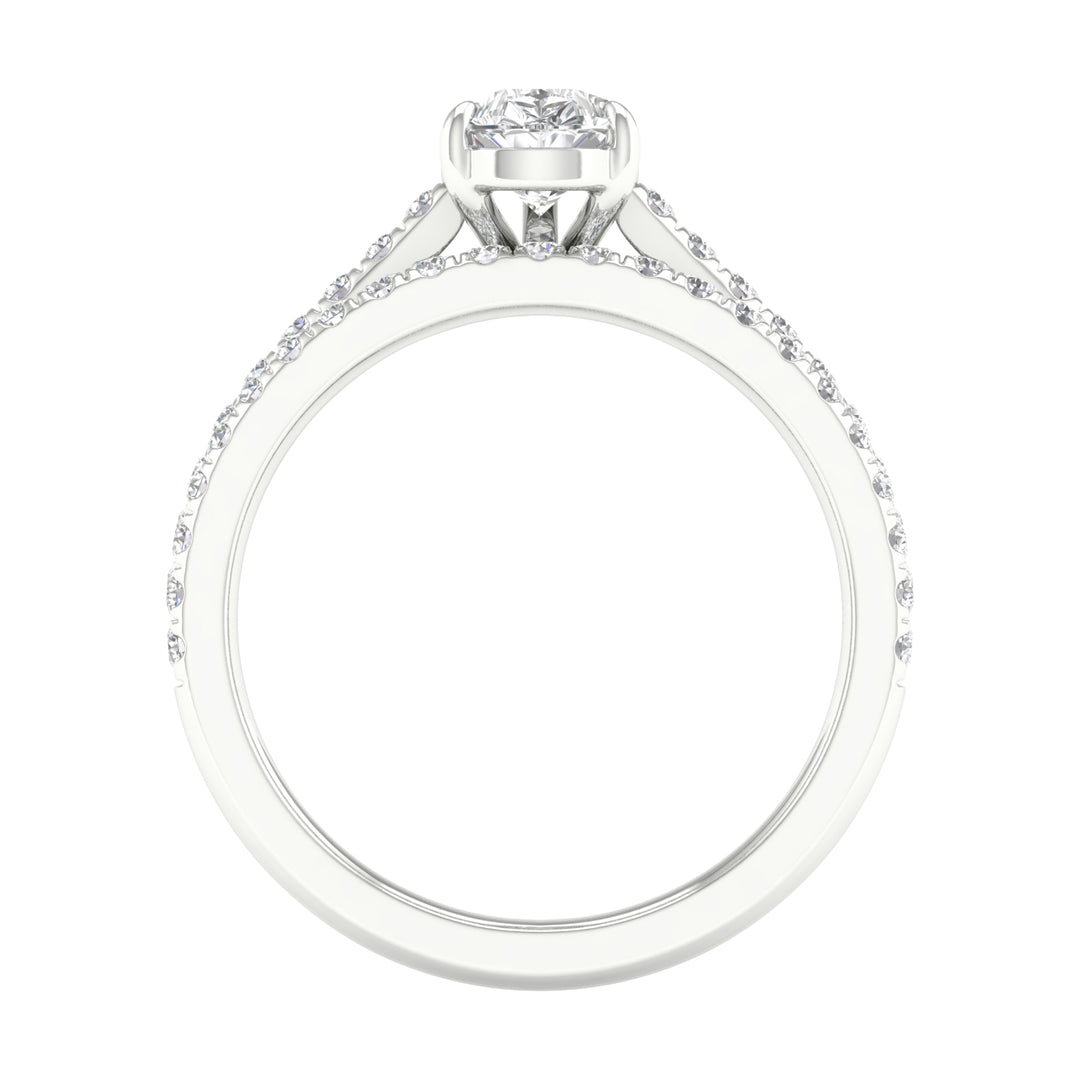14K 1.50CT Certified Lab Grown Diamond Bridal