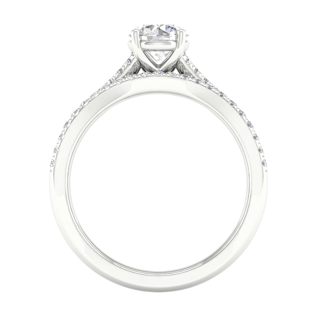 14K 1.40CT Lab Grown Diamond Bridal Set