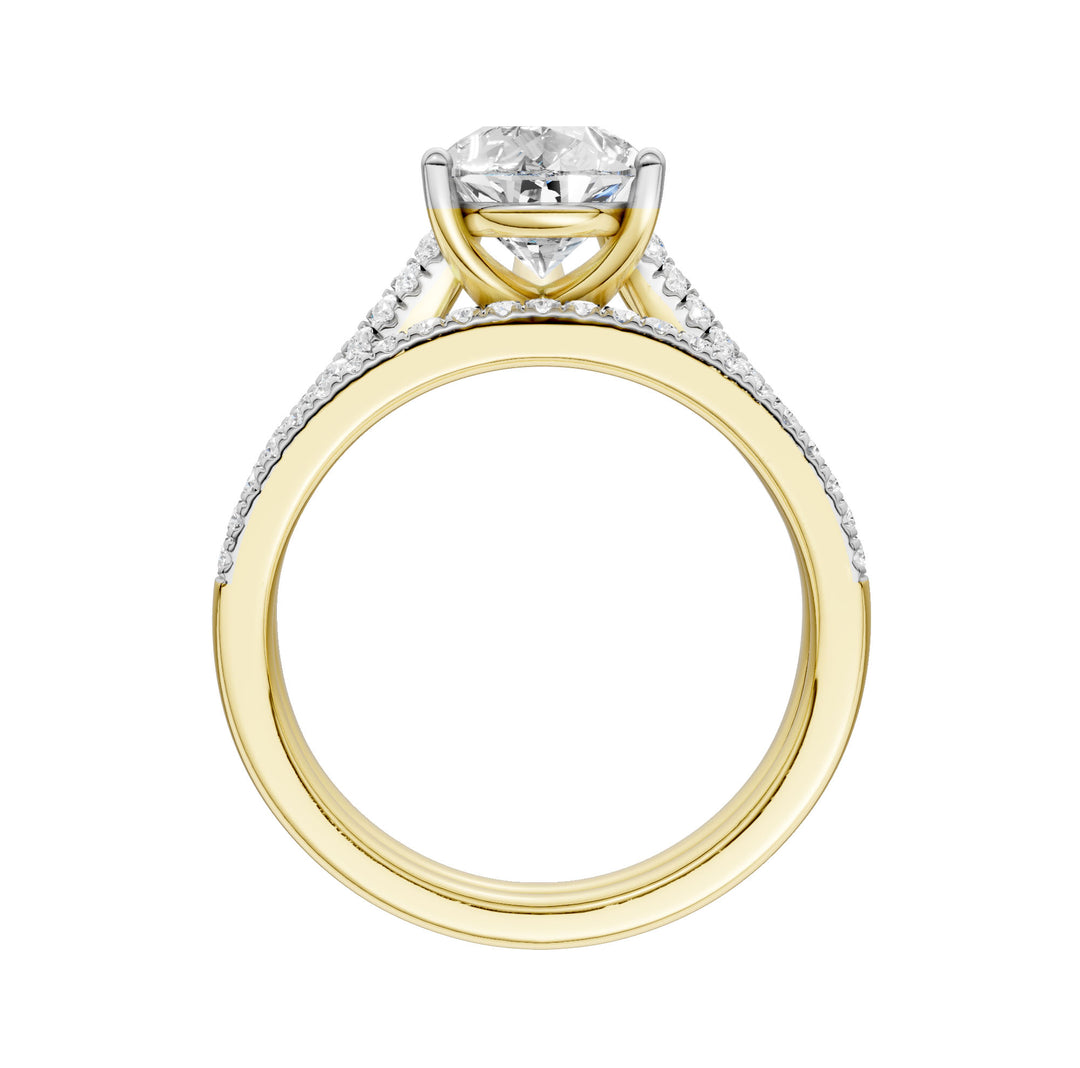 Certified Lab Grown 14K 2.40CT Diamond Bridal Set