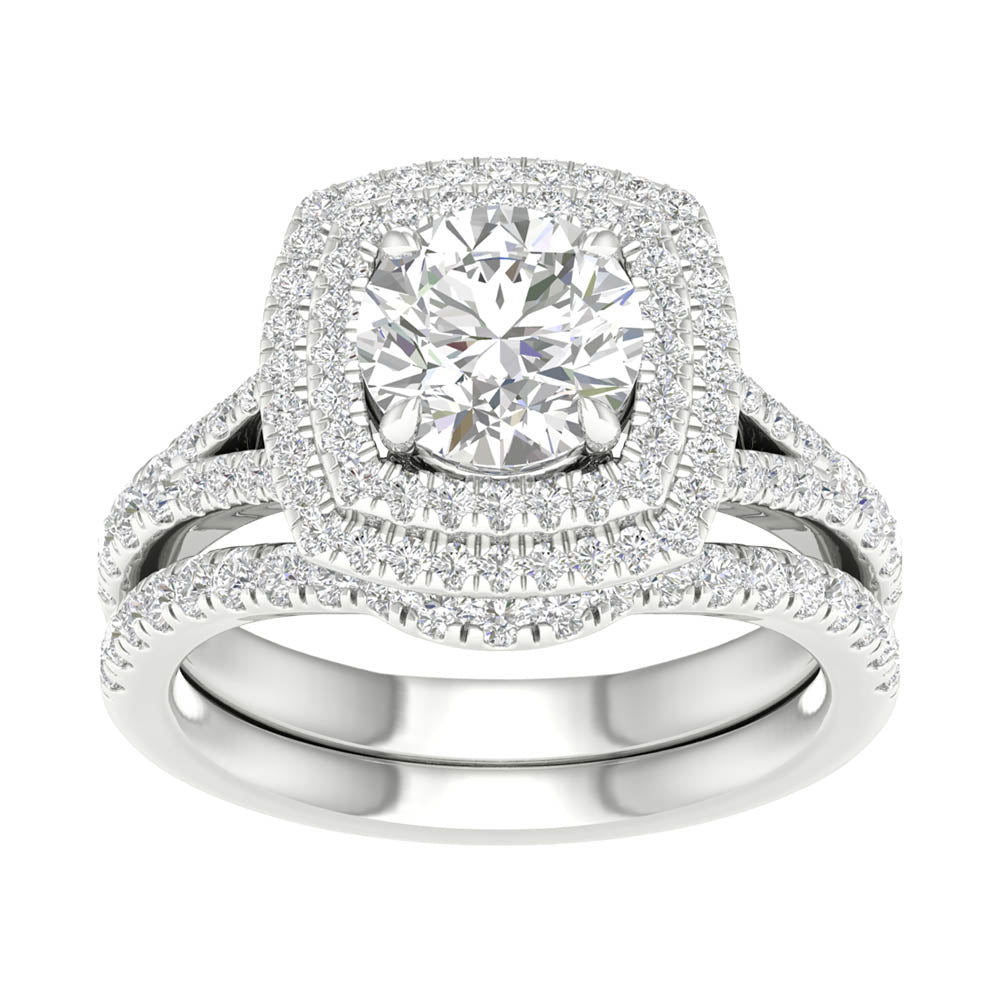 14K 2.25CT  Lab Grown Diamond Bridal Ring