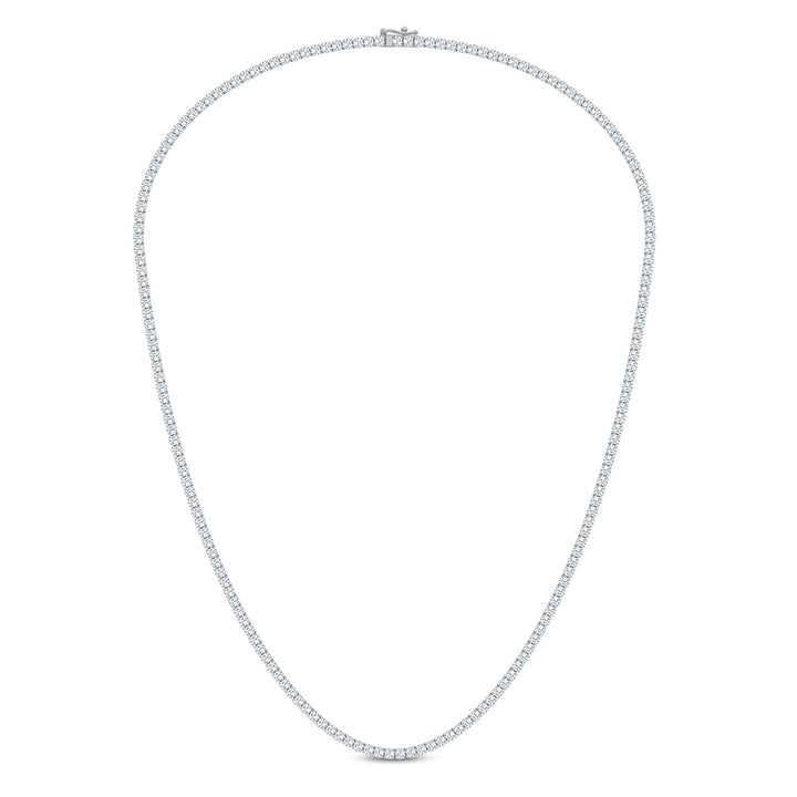14K 5.00CT LAB DIAMOND NECKLACE TENNIS 17 INCH