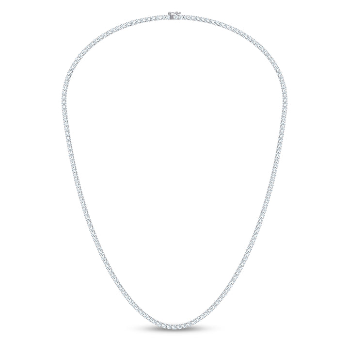 14K 7.50CT Certified Lab Grown 17 INCH TENNIS  NECKLACE TENNIS