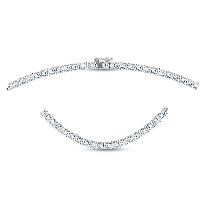 14K 7.00CT DIAMOND NECKLACE 17INCH