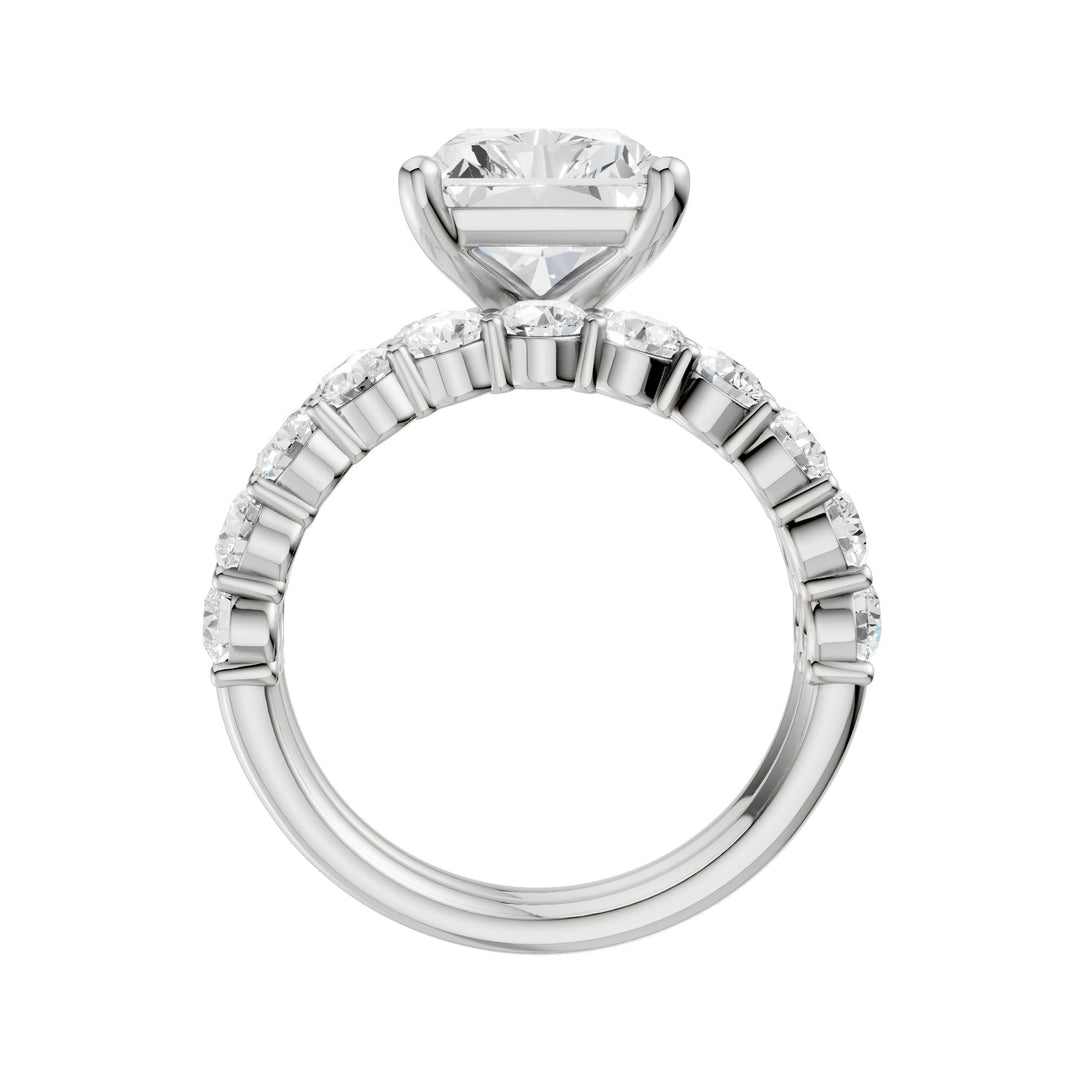 14K 6.00CT Certified Lab Grown Diamond Bridal Set