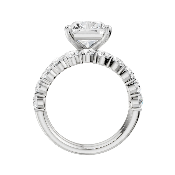 14K 6.00CT Certified Lab Grown Diamond Bridal Set