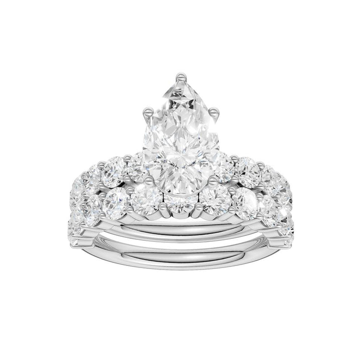 14K 4.00CT Diamond Bridal Set