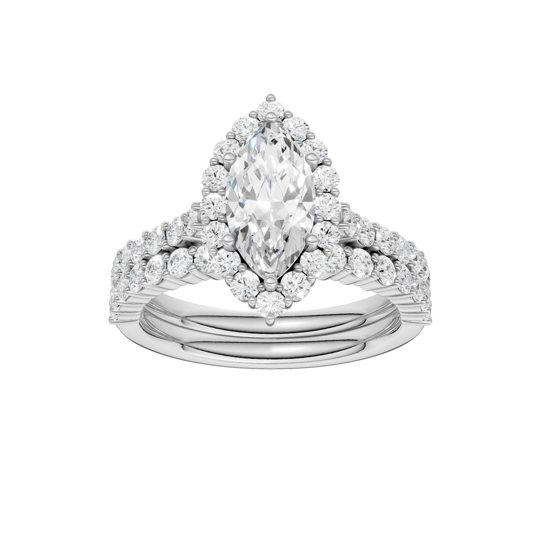 14K 2.00CT DIAMOND BRIDAL SET