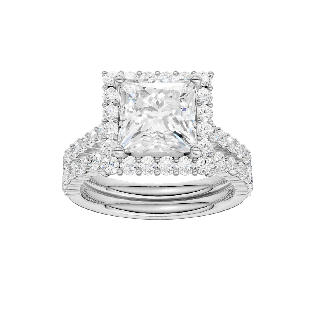 14K 4.00CT DIAMOND BRIDAL SET
