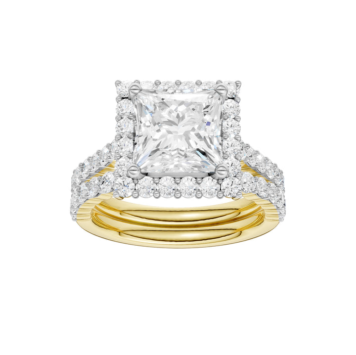 14K 4.00CT DIAMOND BRIDAL SET