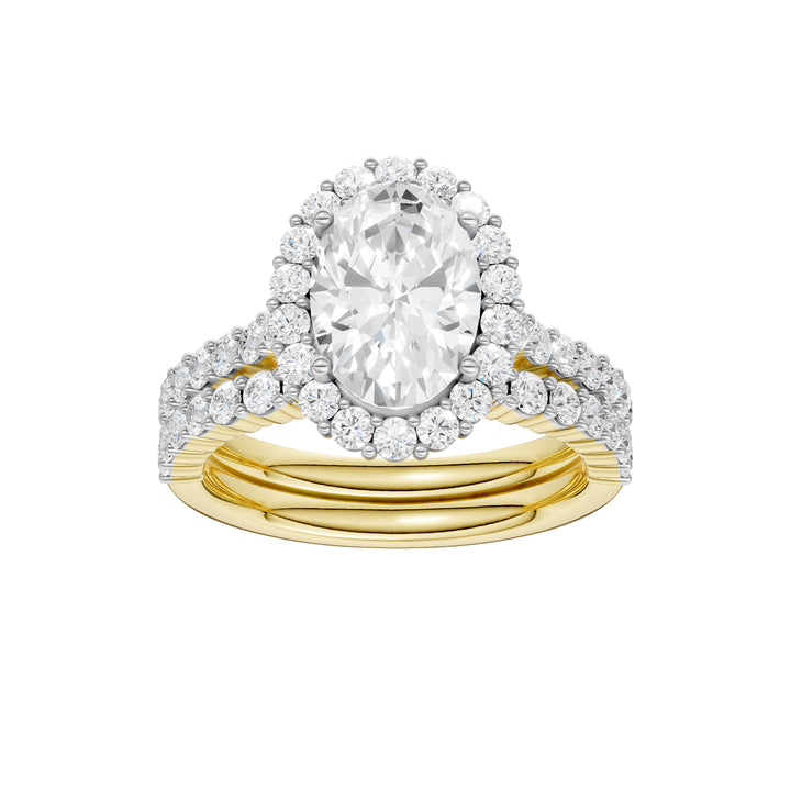 14K 3.00CT DIAMOND BRIDAL SET