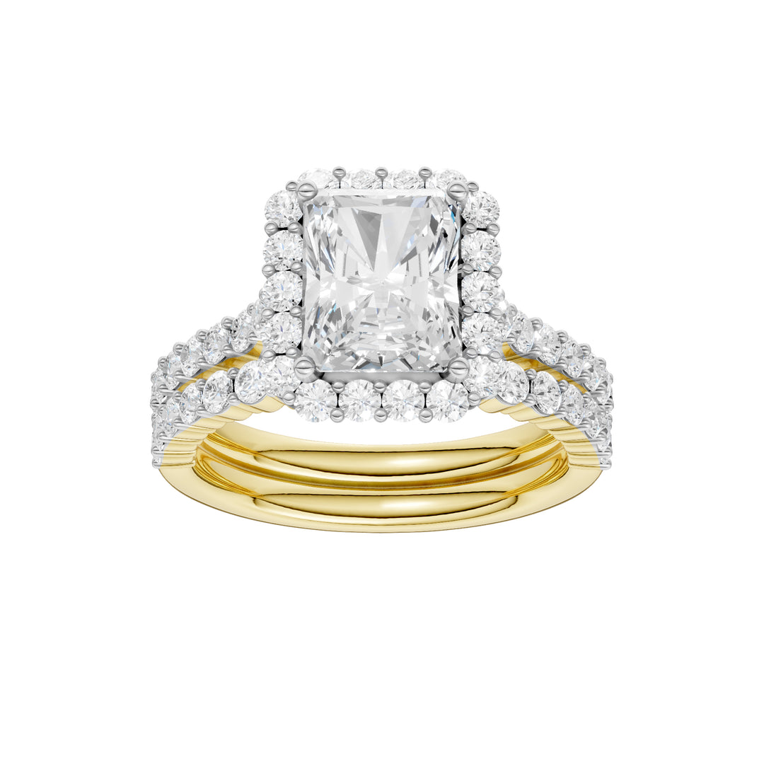 14K 3.00CT DIAMOND BRIDAL SET
