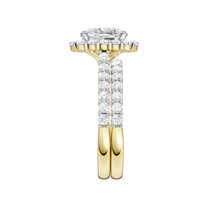 14K 3.00CT DIAMOND BRIDAL SET