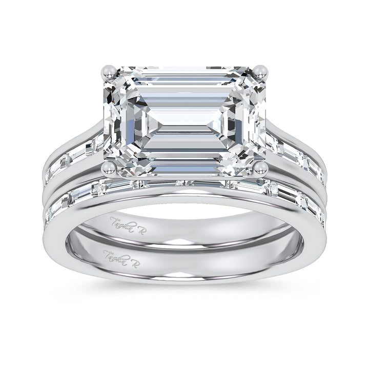 14K 5.72CT Certified Lab Grown Diamond Bridal Set