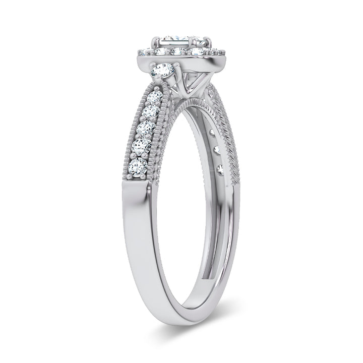 14K 0.55CT Certified Lab Grown Promise Ring
