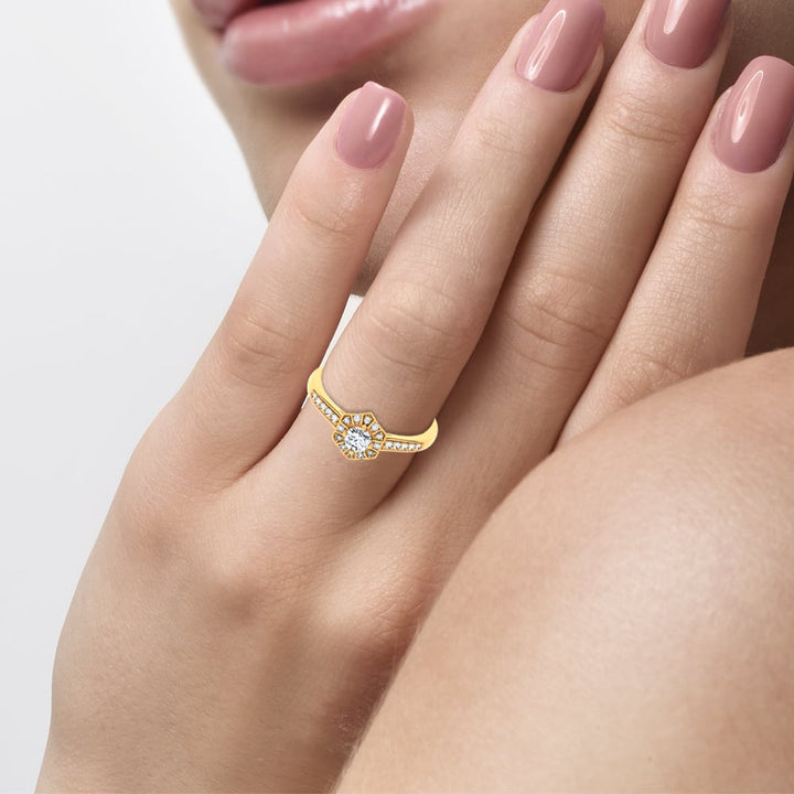 14K 0.50CT Certified Lab Grown Ring