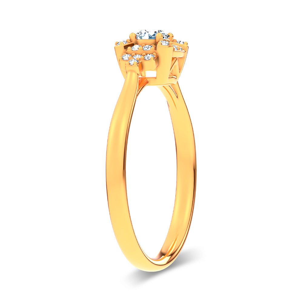 14K 0.25CT Certified Lab Grown Ring