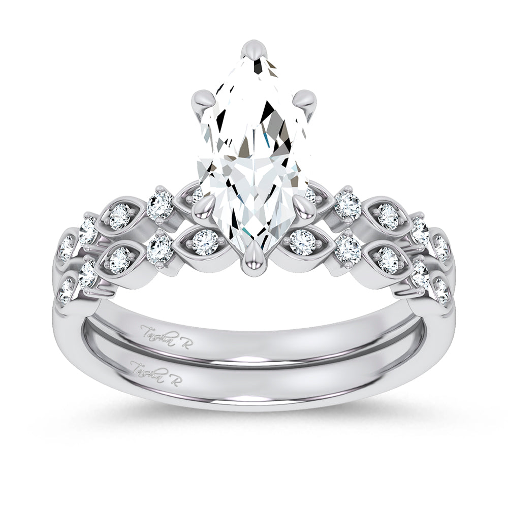 14K 1.50CT DIAMOND BRIDAL SET