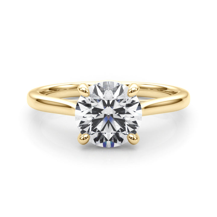 1 CT Lab Diamond 18K Yellow Gold Pendant