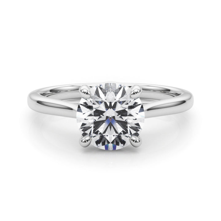 1 CT Lab Diamond 18K White Gold Solitaire